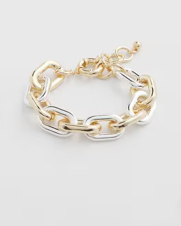 Mixed Metal Link Bracelet | Chico's