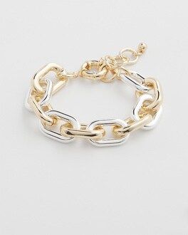 Mixed Metal Link Bracelet | Chico's