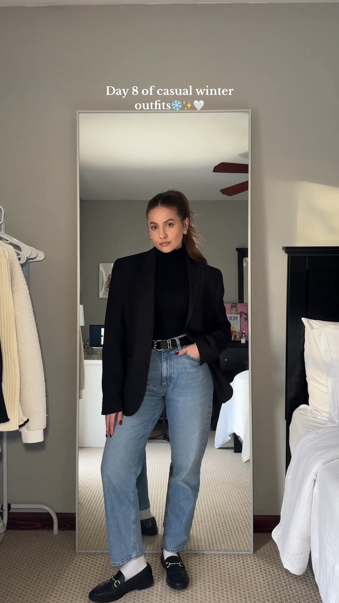 Easy winter outfit idea 

Sweater is @shopdescendant

#LTKMostLoved #LTKSeasonal #LTKVideo