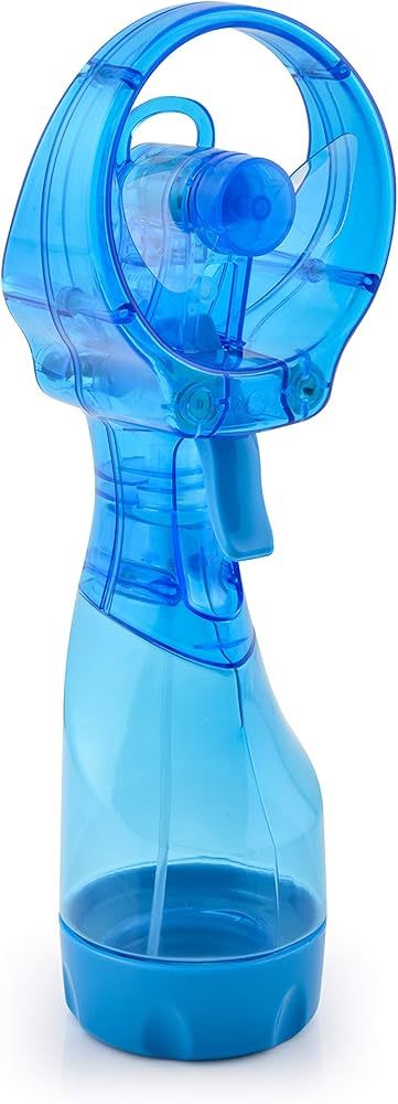 O2COOL Deluxe Handheld Battery Powered Water Misting Fan (Light Blue) | Amazon (US)