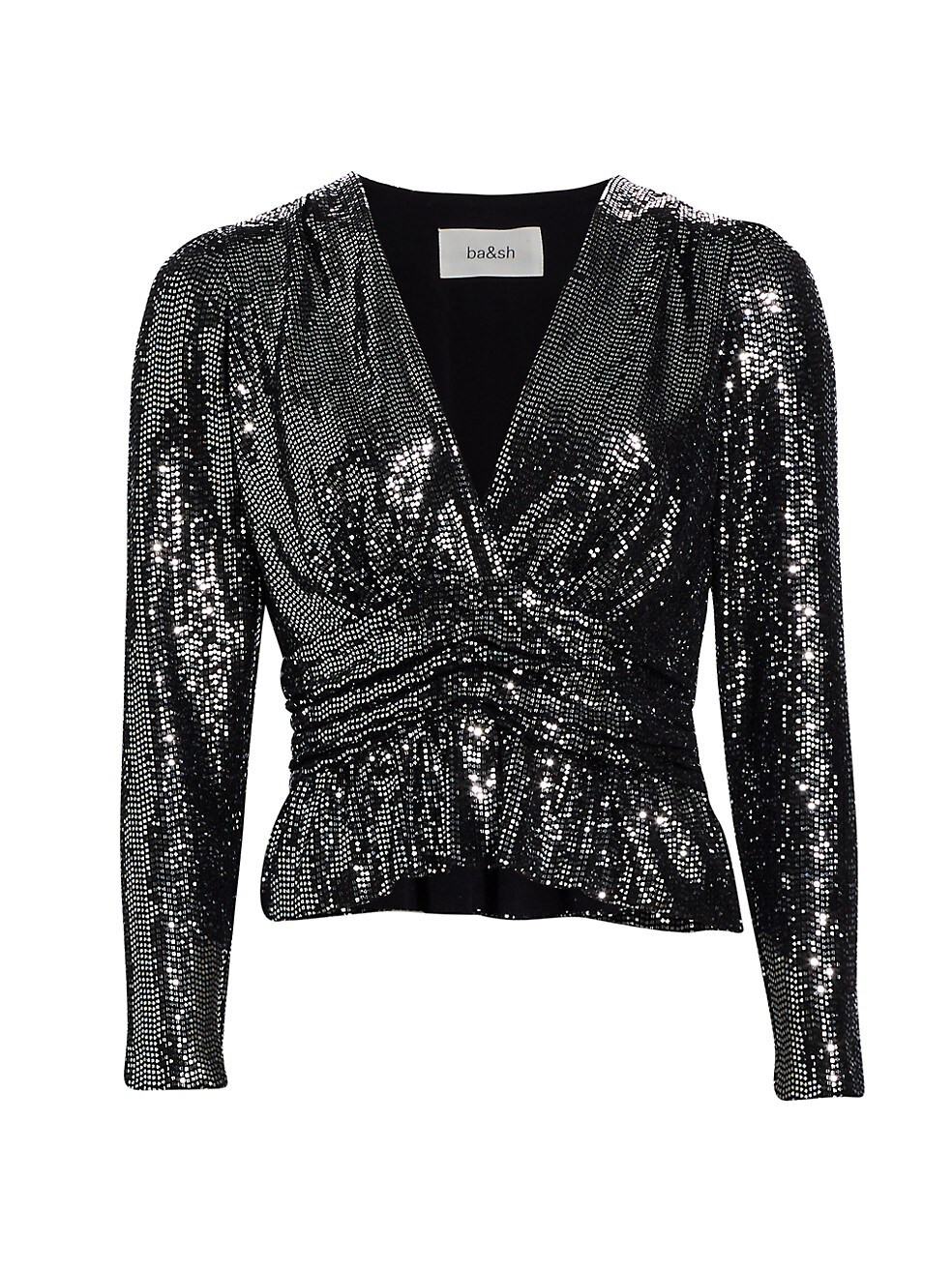 BA&SH


Mae Lone-Sleeve Peplum Top | Saks Fifth Avenue