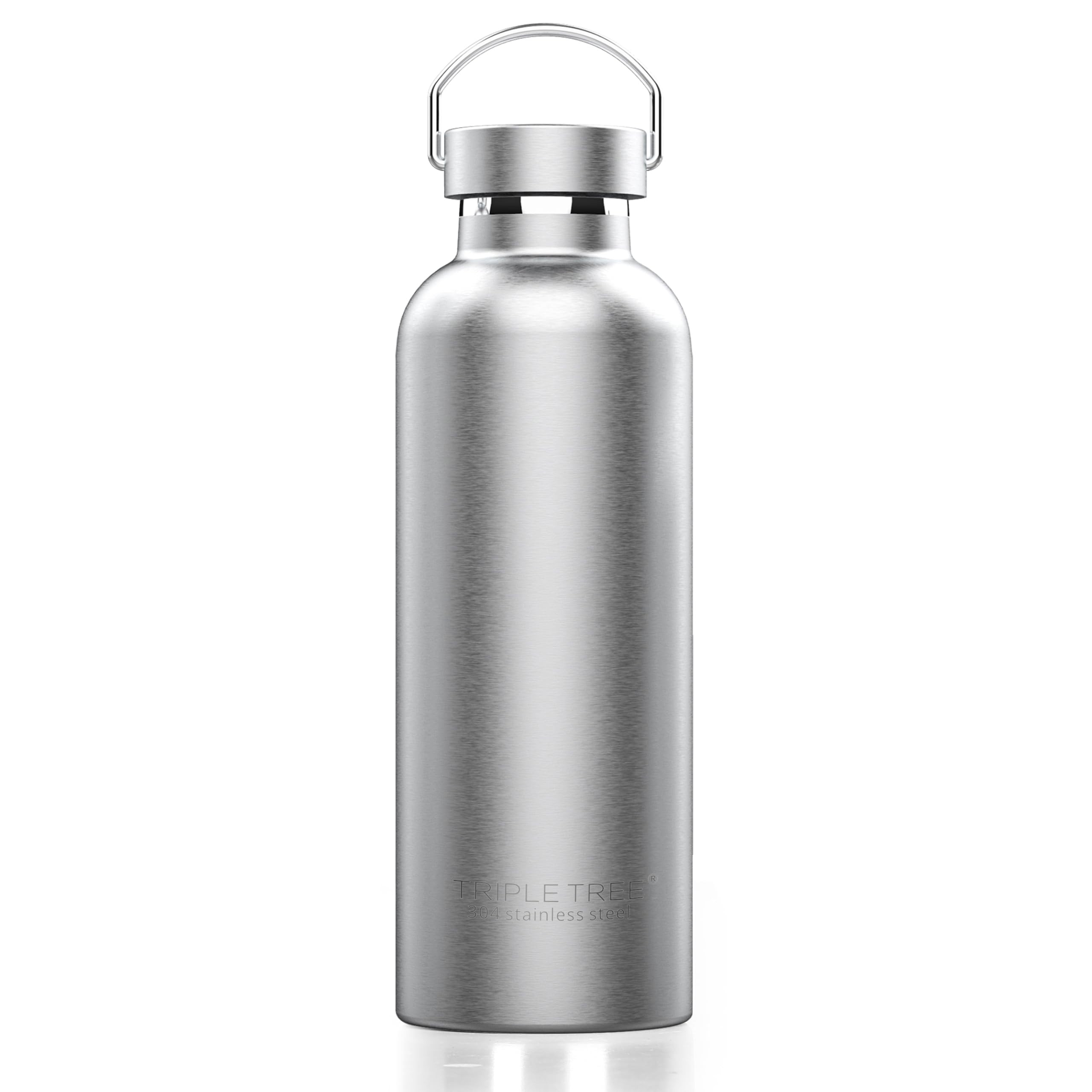 Triple Tree 26OZ Vacuum Insulated Stainless Steel Water Bottle, Double Wall Wide Mouth Lids Keeps... | Amazon (US)