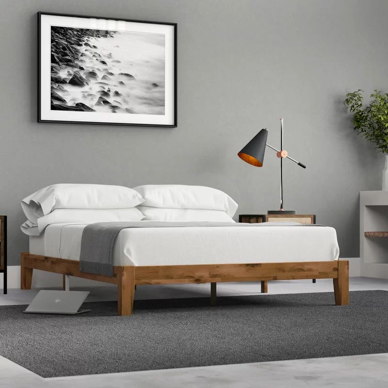 Sabir Contemporary Modern Wood Bed | Wayfair North America