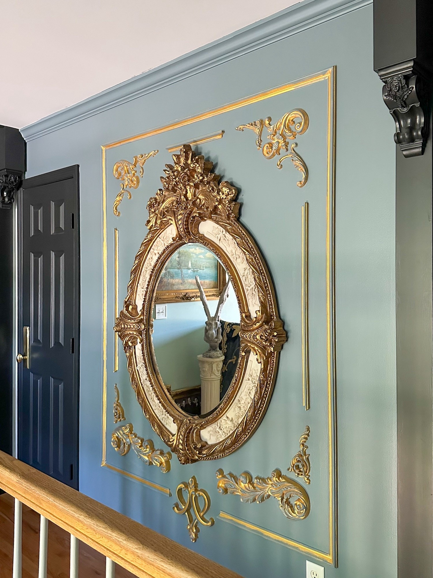 Wall decals for a stunning vintage mirror hallway that add just the right amount of detail without overpowering the space. Subtle, elegant, and easy to apply, they enhance the charm while keeping the look timeless. ✨ 

#WallDecals #VintageStyle #MirrorHallway #TimelessInteriors #DecorDetails #HomeDecor #DesignDetails #callsigndesign