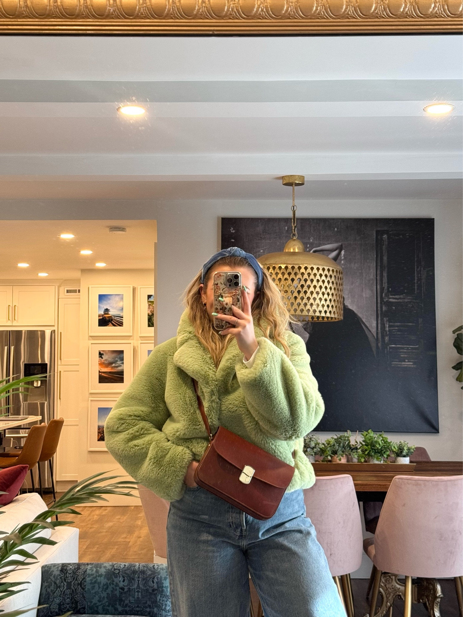 Apparis faux fur match green coat

#LTKSeasonal #LTKMidsize #LTKStyleTip