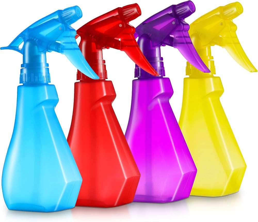DilaBee Spray Bottles (4-Pack, 8 Oz) Water Spray Bottle for Hair, Plants, Cleaning Solutions, Coo... | Amazon (US)