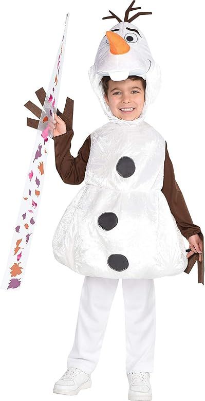 Olaf Halloween Costume for Boys, Frozen 2, Includes Headpiece and Wand | Amazon (US)