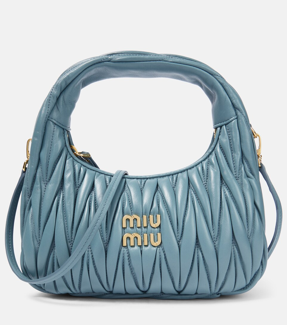 Miu Wander Small matelassé shoulder bag | Mytheresa (DACH)
