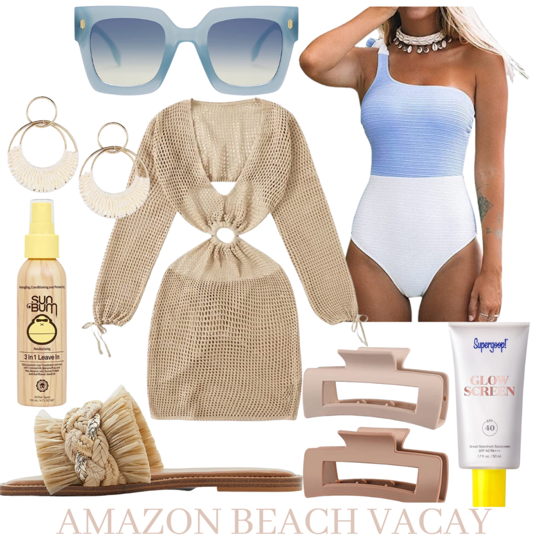 Women’s fashion | amazon beach finds | one piece | coverup | swimsuit coverup | crochet coverup | beach bag | women’s sunglasses | oversized sunglasses | swim | swimsuit | bikini | two piece | one piece | amazon swim | sandals | Sam Edelman sandals | spring outfit | spring outfit | vacation outfit | vacation outfits | beach outfit | swimsuit coverup | resort wear | resort outfit | spring sandals | spring outfit | spring outfits | spring dress | spring dresses | summer | hair clips | large hair clips | summer bag | sunscreen | travel | vacation | vacation outfit | travel outfit | beach outfit | earrings | amazon beach | amazon swim | amazon summer | amazon sandals | travel outfit | travel

#LTKtravel #LTKswim #LTKFind