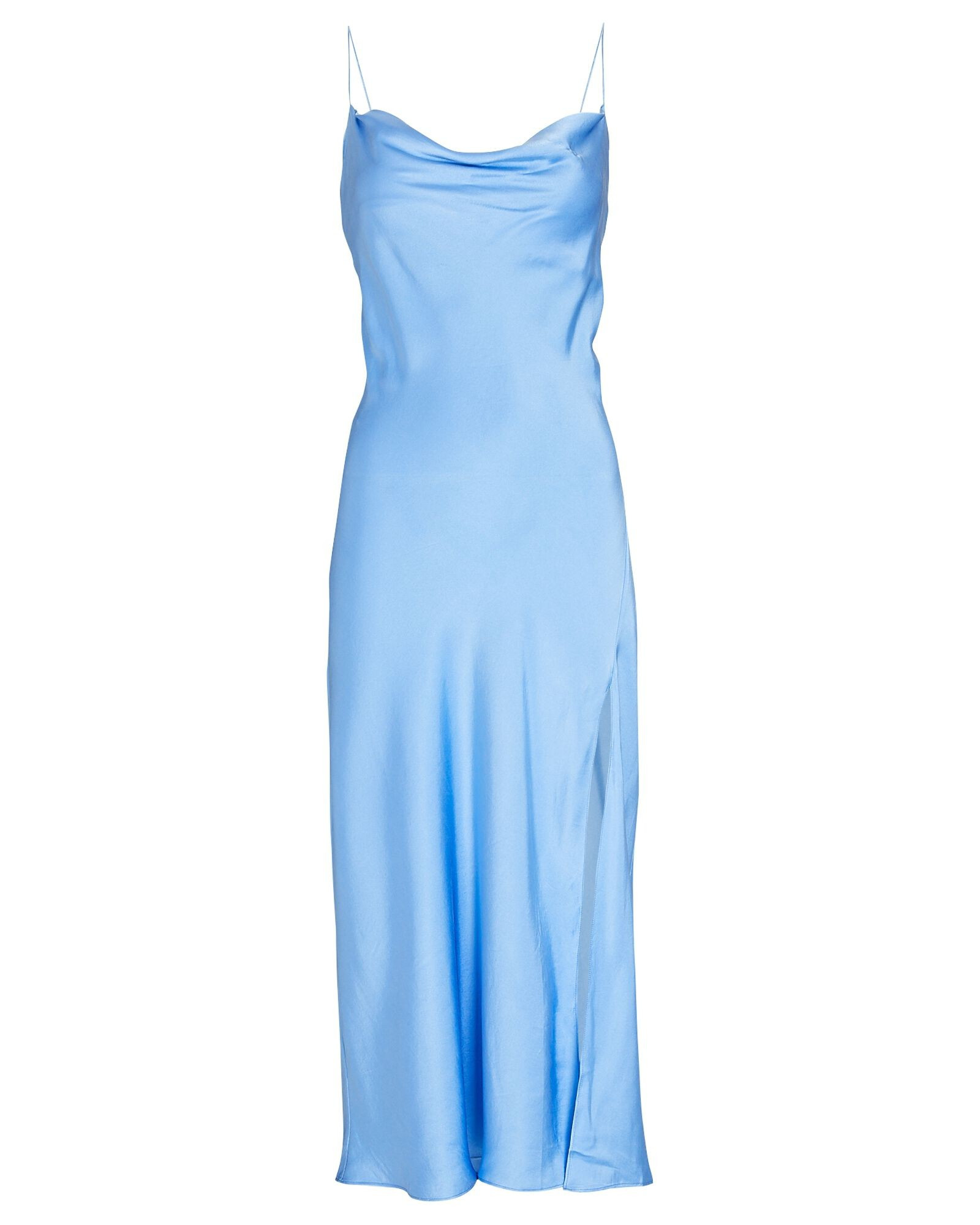 Rachael Silk Cowl Neck Slip Dress | INTERMIX