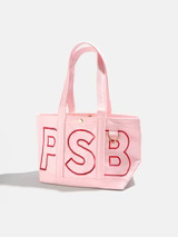 Custom Alpha Tote - Soft Pink | BaubleBar