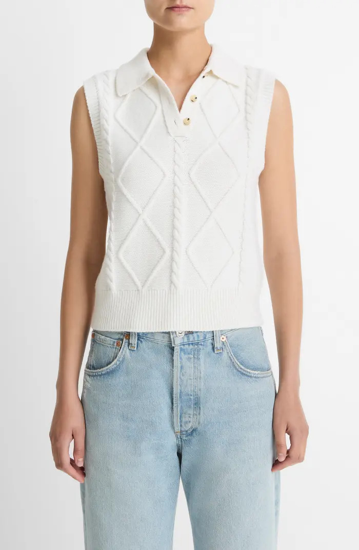 Polo Cable Sweater Vest | Nordstrom