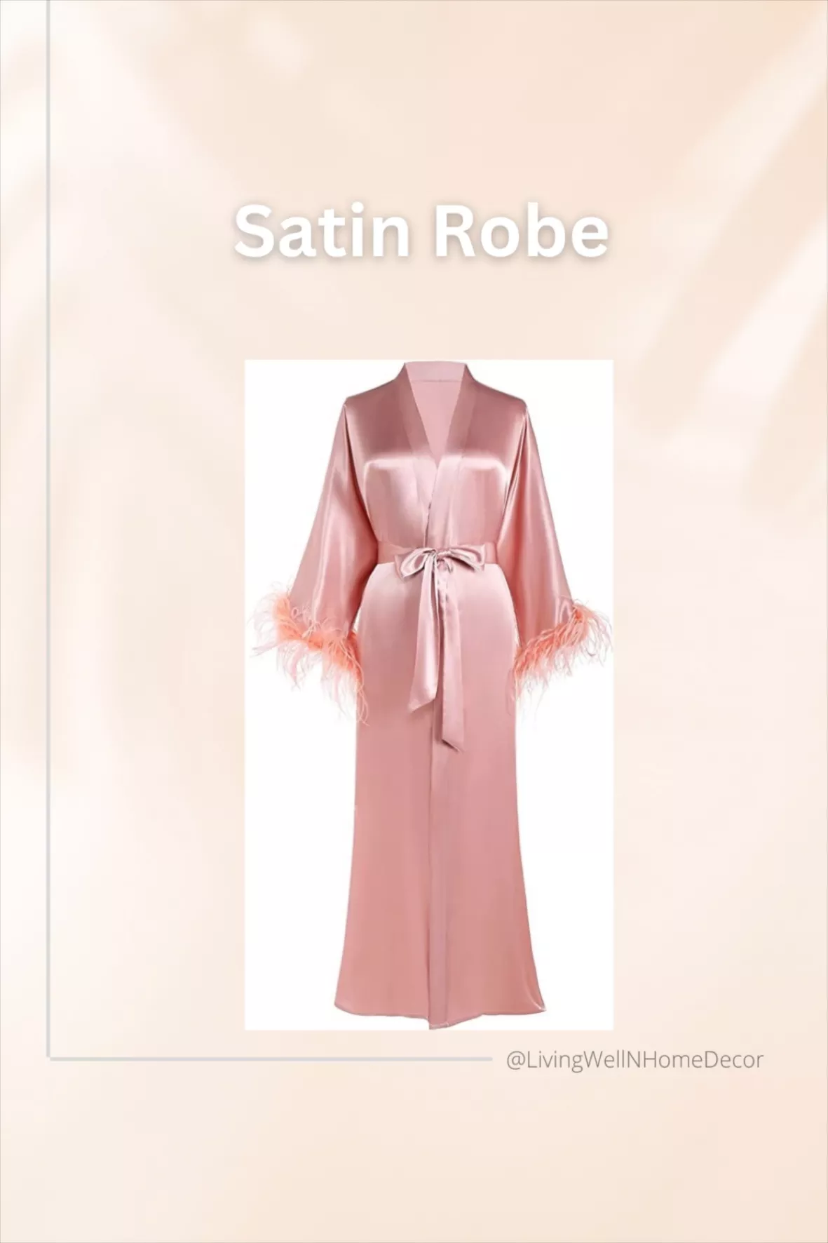 Icon Satin Long Robe curated on LTK