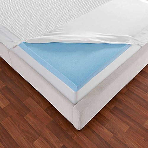 Novaform 3” EVENcor GelPlus Gel Memory Foam Mattress Topper with Cooling Cover (King) | Amazon (US)
