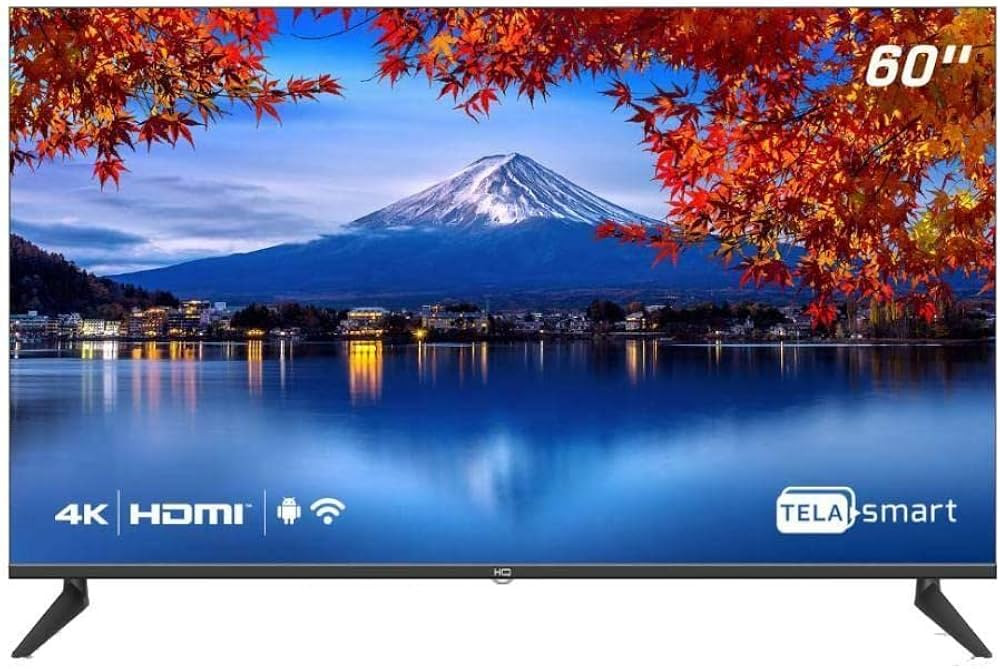 HQ Smart TV 60" UHD 4K, HDR, Tela sem bordas, Android 11, Sistema Ultrasound, Design Slim, Proces... | Amazon (BR)