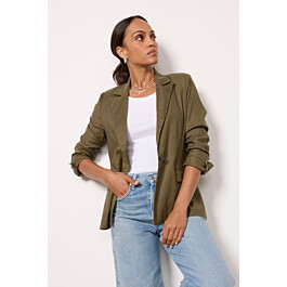 Perry Linen Blazer | Evereve