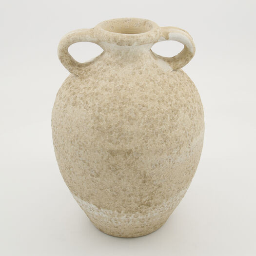 Taupe Ceramic Urn 28x20cm | TK Maxx