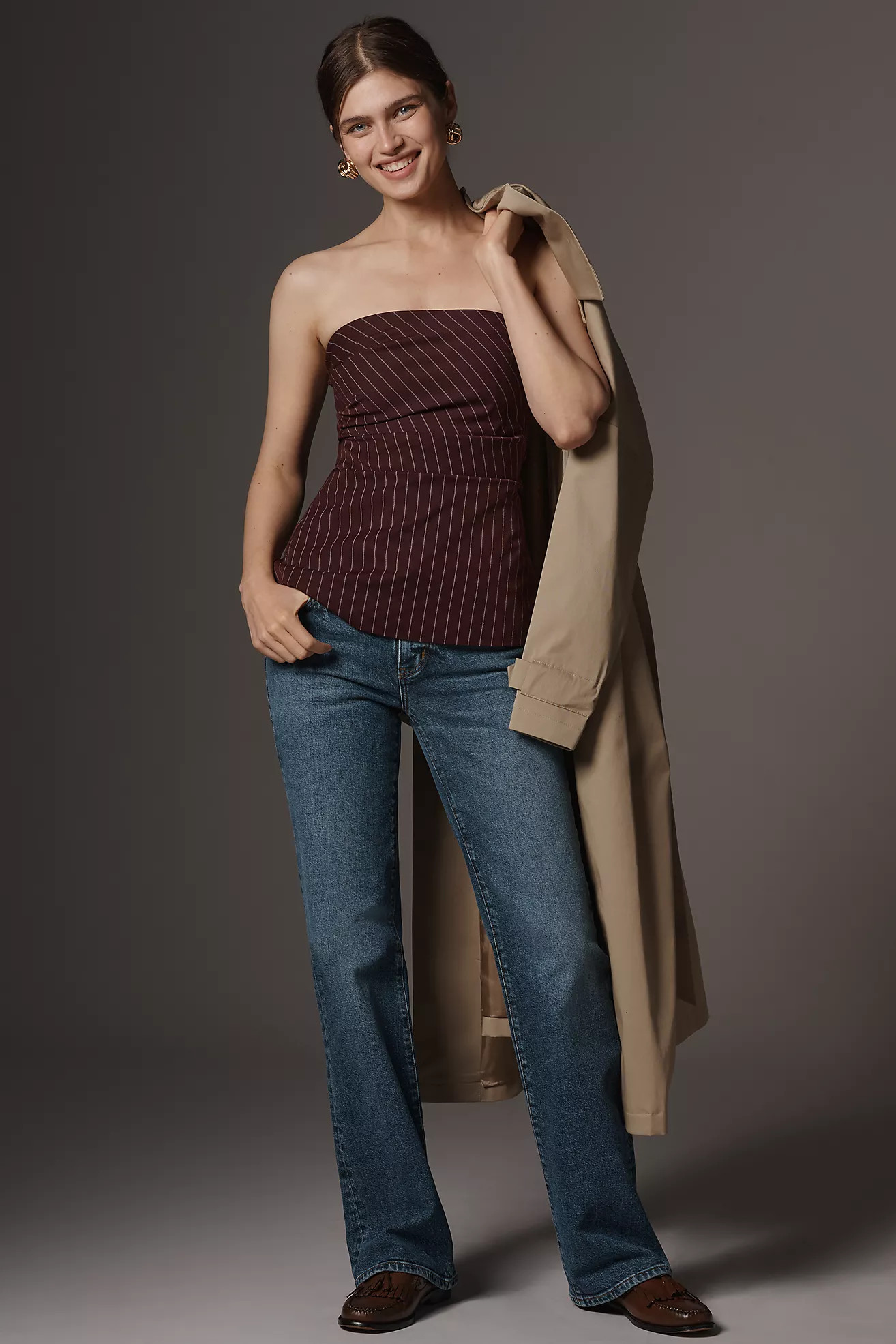 FRAME Rodeo Low-Rise Bootcut Jeans | Anthropologie (US)