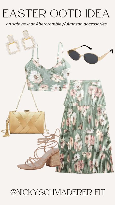 Easter outfit idea! This floral set is on sale now at Abercrombie. All accessories are from Amazon under $25!

Easter 
Mother’s Day
Wedding guest 



#LTKSpringSale #LTKSeasonal #LTKwedding