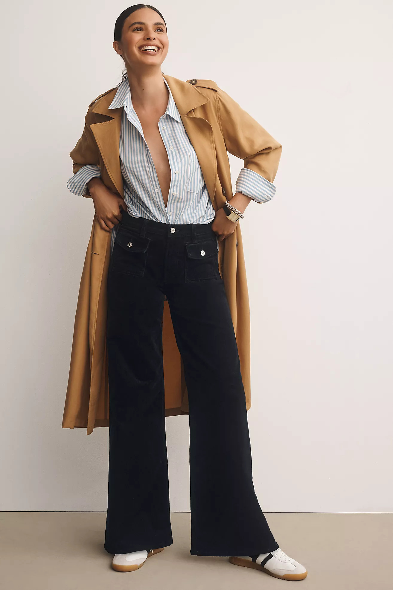 Citizens of Humanity Corduroy Raven High-Rise Wide-Leg Jeans | Anthropologie (US)