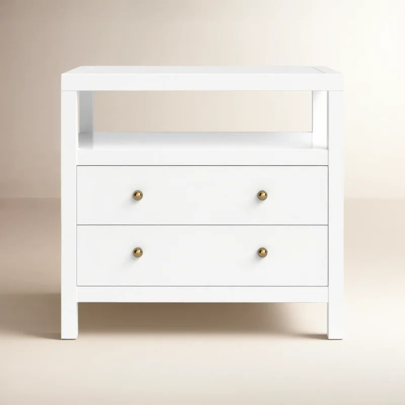 Celine 28" 2-Drawer Nightstand | Wayfair North America