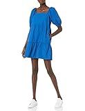 The Drop Women's @graceatwood Puff-Sleeve Mini Dress, Classic Blue, L | Amazon (US)