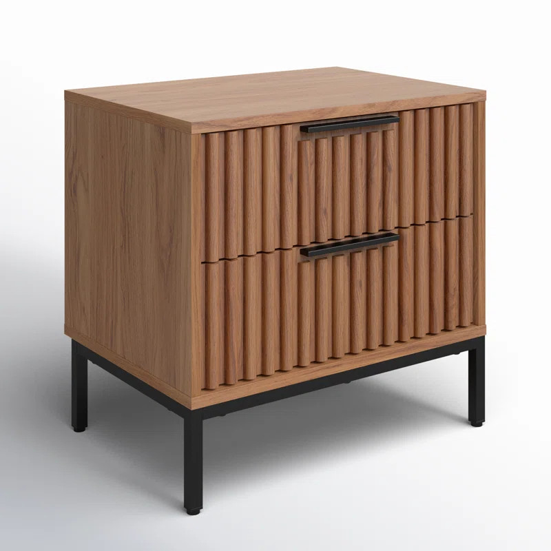 Burgess 2 - Drawer Nightstand | Wayfair North America