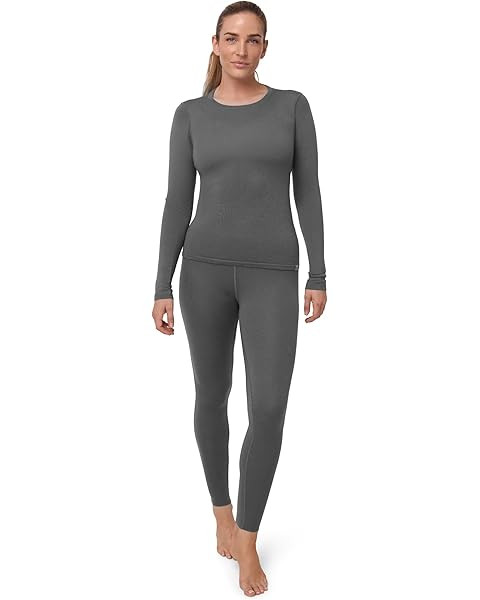 Women's 100% Merino Wool Base Layer Sets Lightweight Active Base Layer for Ski | Amazon (US)