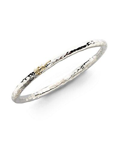 Sterling Silver &amp; 18K Yellow Gold Bracelet | Saks Fifth Avenue