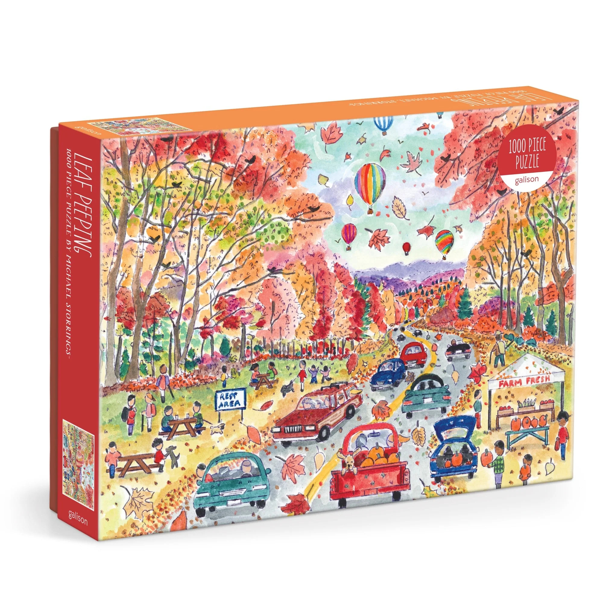 Michael Storrings Leaf Peeping 1000 Piece Puzzle | Galison