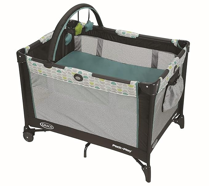 Graco Pack and Play On the Go Playard | Includes Full-Size Infant Bassinet, Push Button Compact F... | Amazon (US)