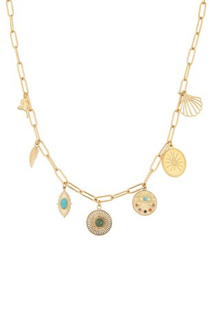 Casa Clara Lauren Necklace in Gold from Revolve.com | Revolve Clothing (Global)