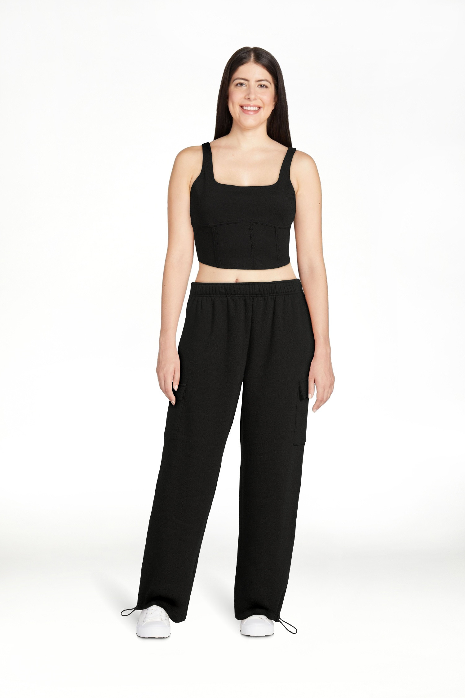 No Boundaries Cargo Jogger Sweatpants, Women’s | Walmart (US)