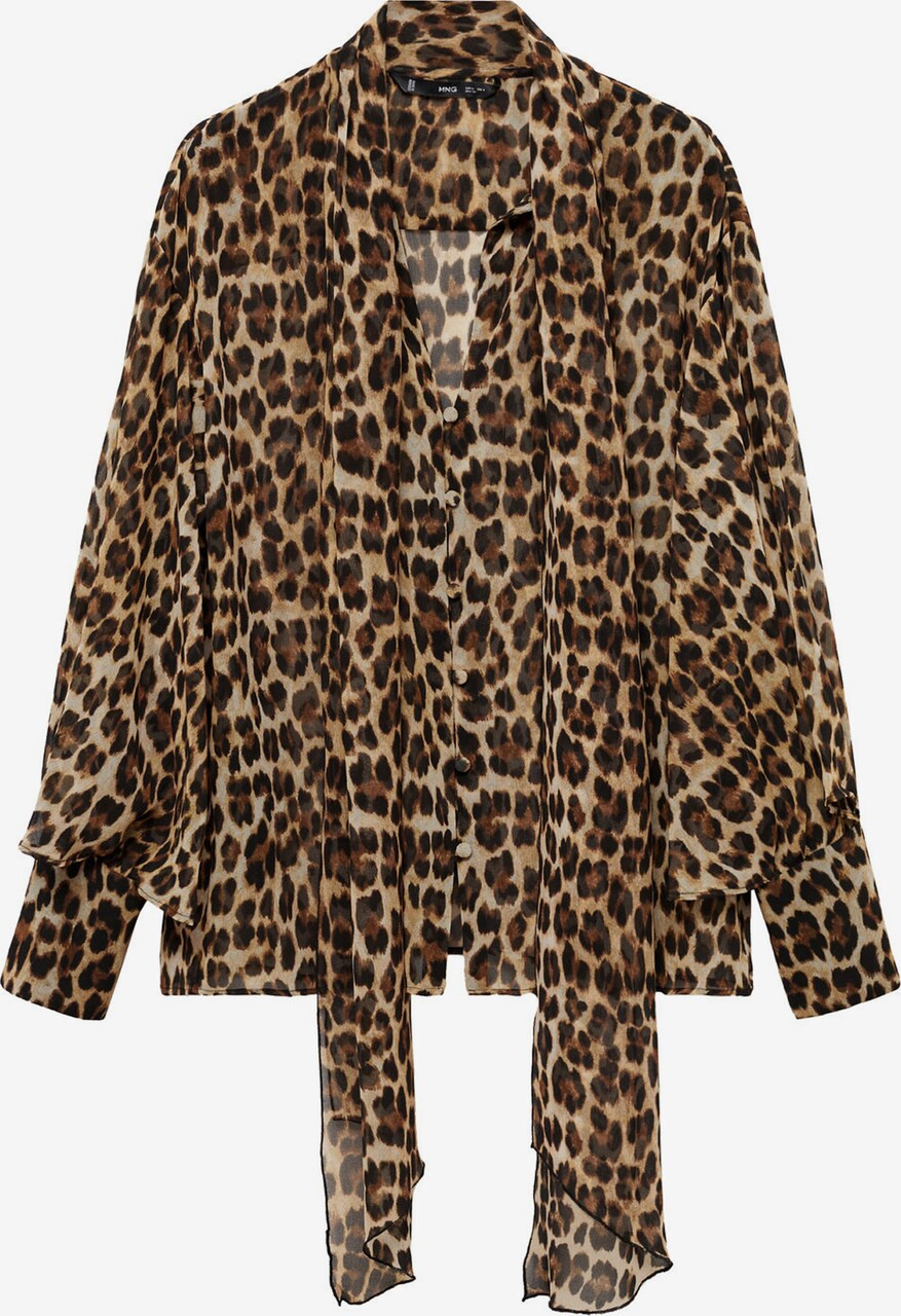 MANGO Bluse 'Garden' in Braun | ABOUT YOU | ABOUT YOU (DE)