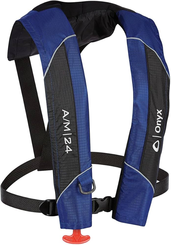 Onyx A/M-24 Automatic/Manual Inflatable Life Jacket, U.S. Coast Guard Approved, Low Profile, Comp... | Amazon (US)