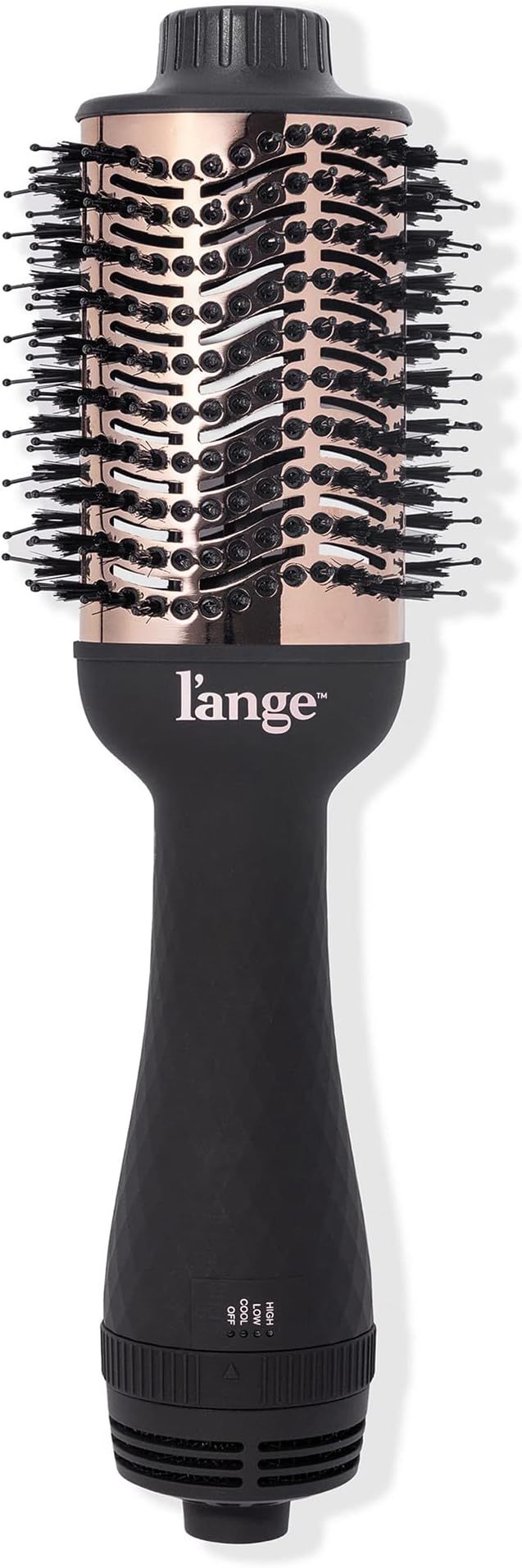 L'ANGE HAIR Le Volume 2-in-1 Titanium Brush Dryer Black | Hot Air Blow Dryer Brush in One with Ov... | Amazon (US)