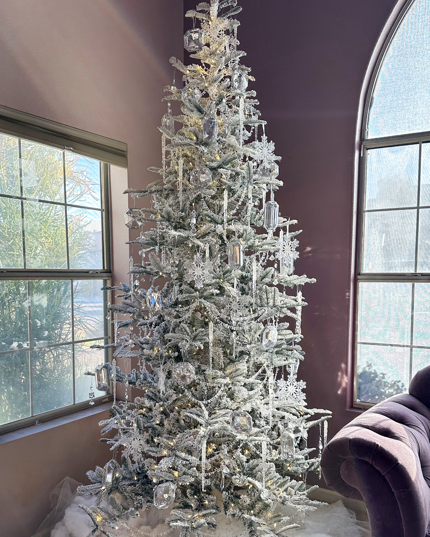 ✨ Transform your holiday home with timeless elegance ✨
This King of Christmas King Noble Flock Tree is the ultimate statement of holiday luxury—lush, snow-dusted branches that look straight out of a winter wonderland. I styled it with crystal ornaments, jeweled accents, and sparkling details that catch the light beautifully and add a high-end, designer feel.
If you love a tree that feels regal, glamorous, and unforgettable, this is the one. Perfect for creating a showstopping centerpiece that feels like it belongs in a luxury magazine spread.
🌟 Shop the tree, crystal ornaments, and jewel décor directly here on LTK to bring home the magic.

#LTKFamily #LTKSeasonal #LTKOver40