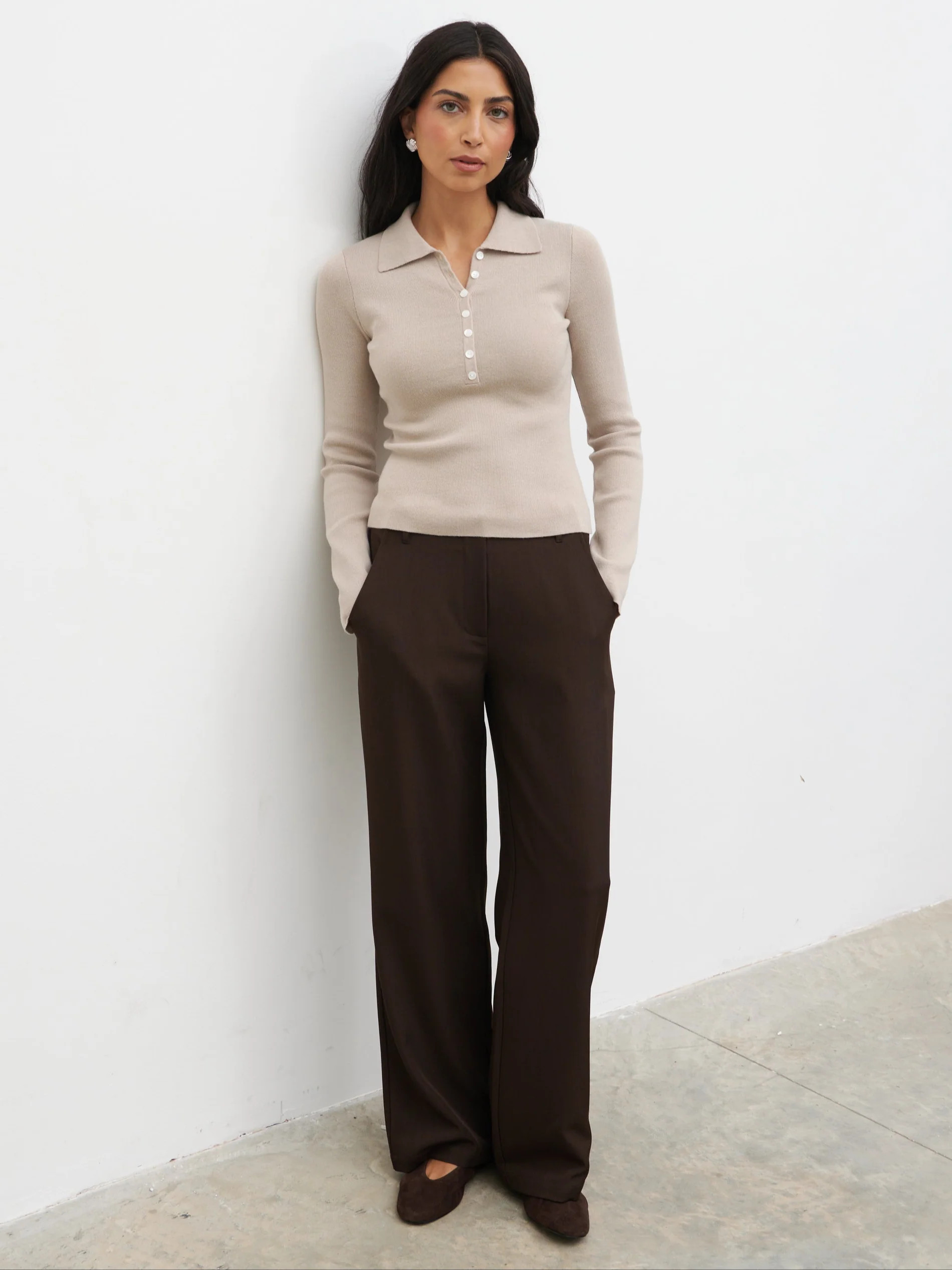 Colson Tailored Wide Leg Trousers | Pretty Lavish (UK)