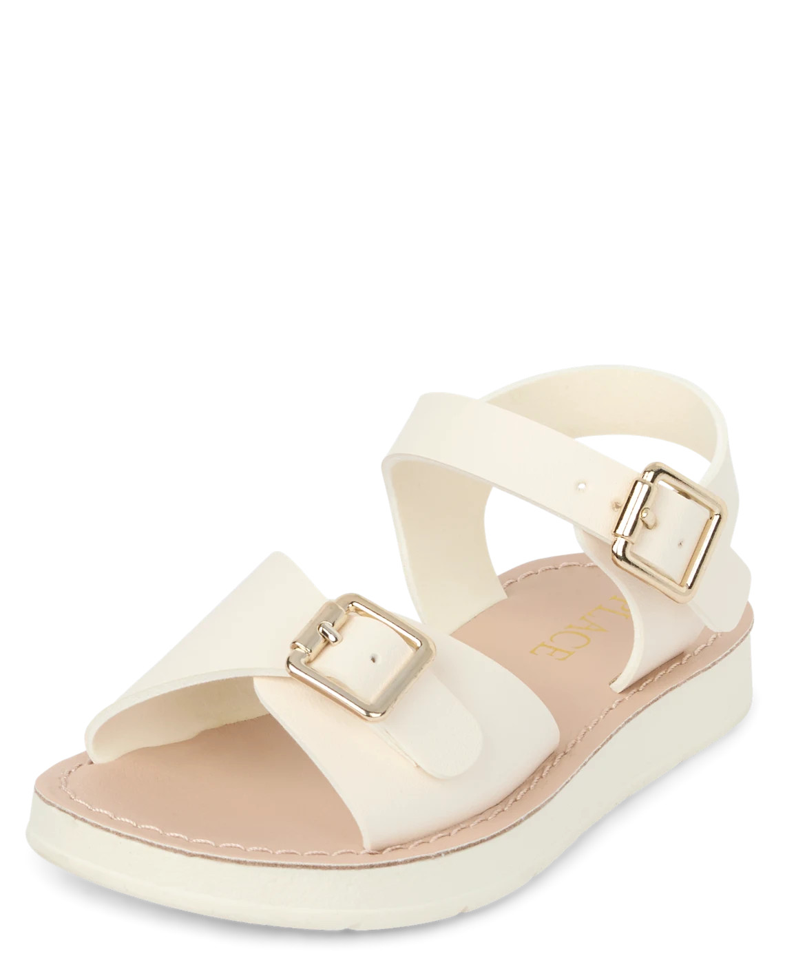 Toddler Girls Buckle Sandals - white | The Children's Place