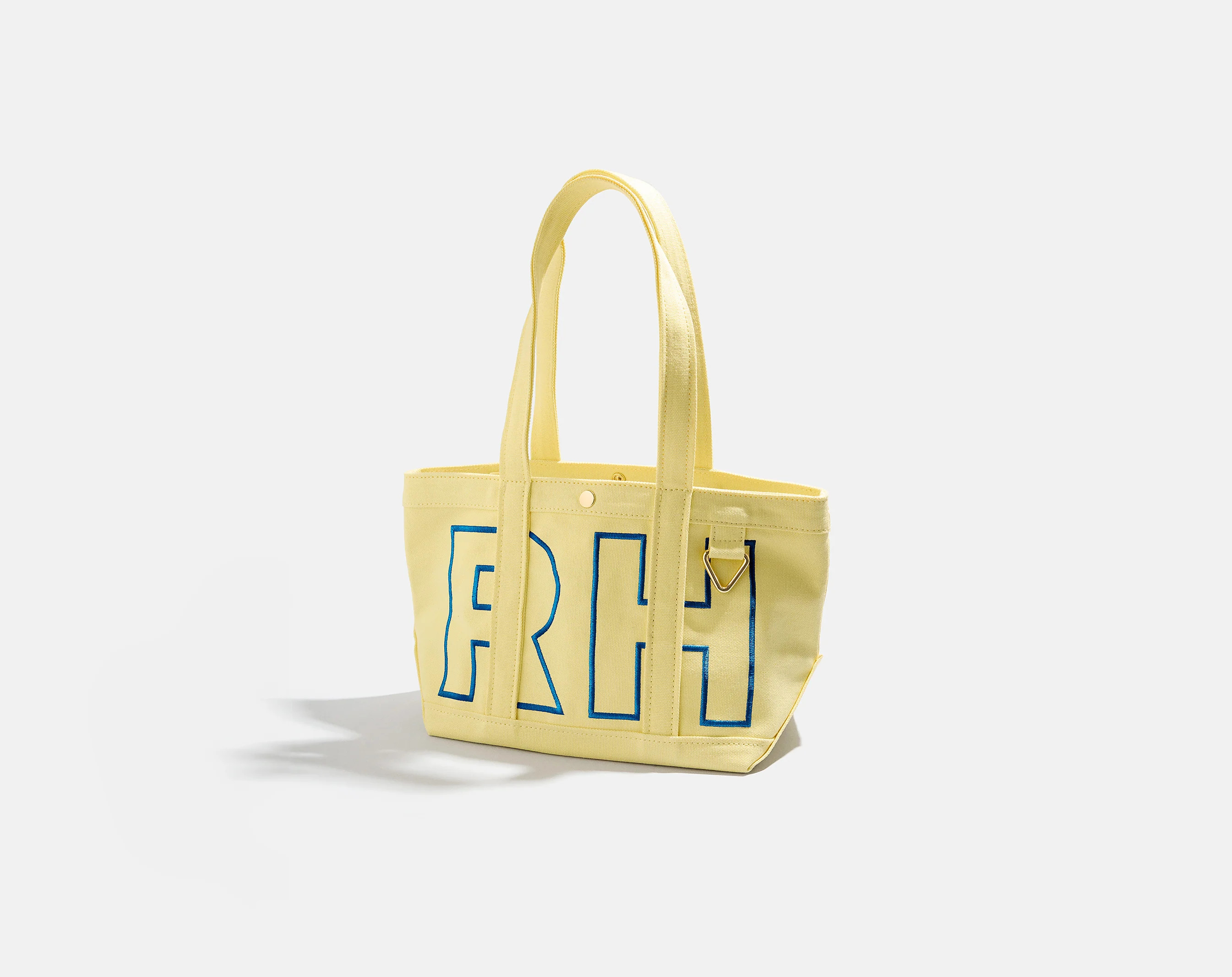 Solid Custom Alpha Tote - Butter Yellow | BaubleBar
