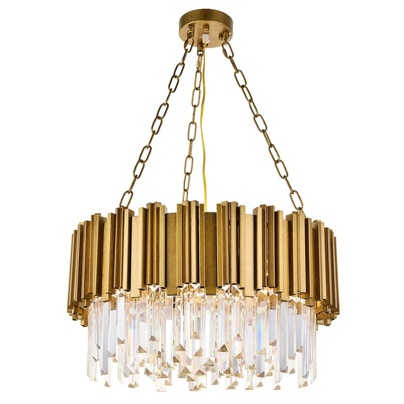 Everly Quinn Mamuna 9 - Light Unique / Statement Tiered Chandelier with Crystal Accents & Reviews... | Wayfair North America