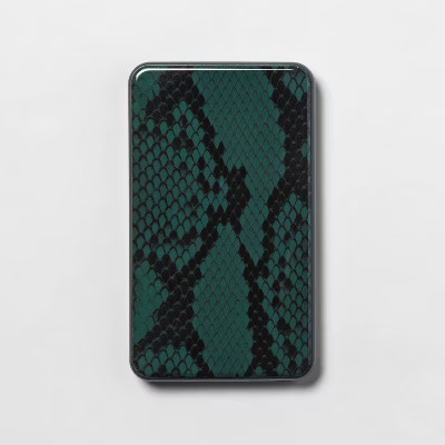 heyday™ 6000mAh Portable Powerbank - Sycamore Green Snake Skin | Target