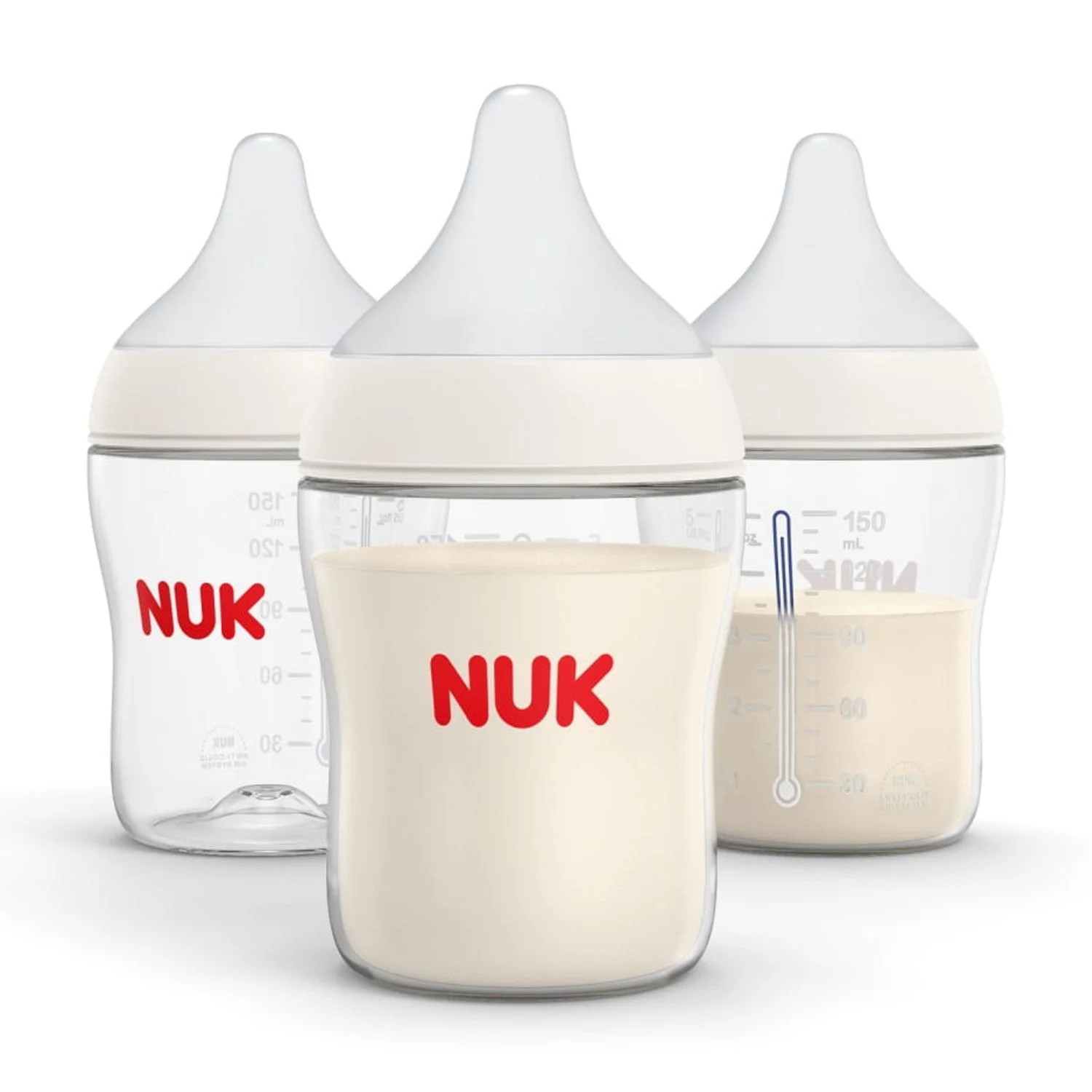 NUK Perfect Match Natural + Anti-Colic Bottle, 5 oz, 3 Pack | Walmart (US)