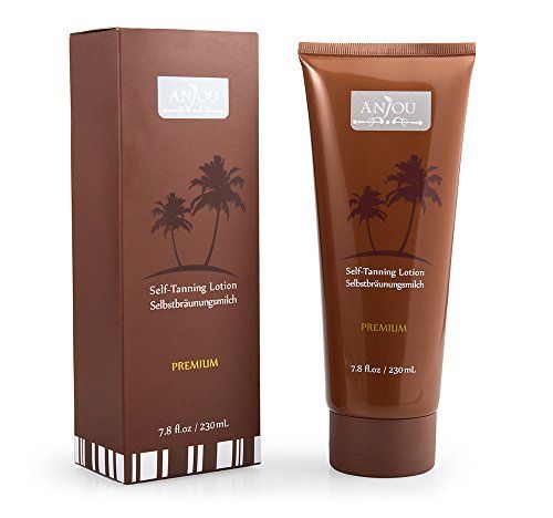Self Tanner, Anjou Organic Natural Sunless Tanning Lotion for Bronzing and Golden Tan, Streak-Free M | Amazon (US)