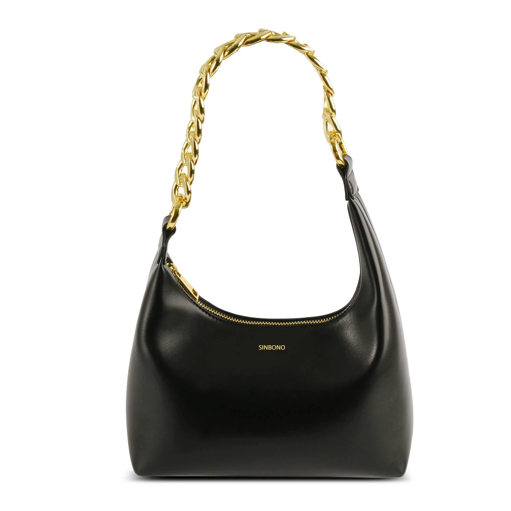 Vienna Top Handle Shoulder Bag  - Black | SINBONO INC.