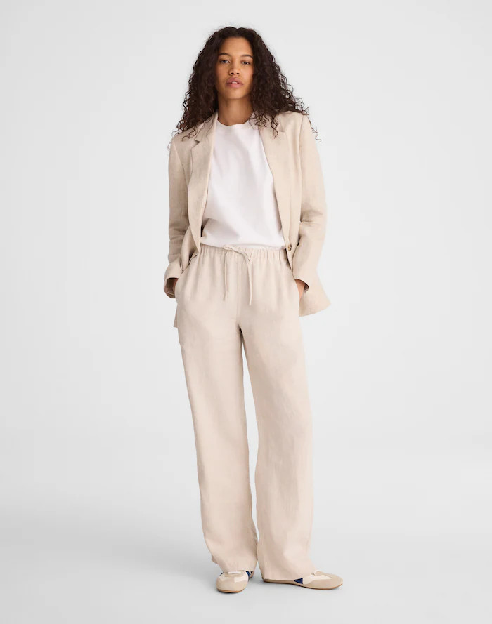 Pull-On Pants in 100% Linen | Madewell