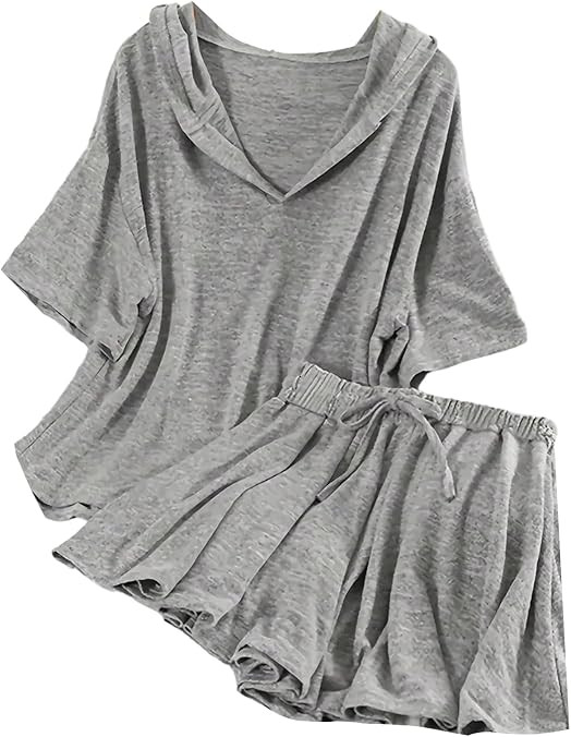 Milumia Women's 2 Piece Outfit Shorts Set Short Sleeve Top Tee and Wide Leg Shorts Summer Outfits | Amazon (US)