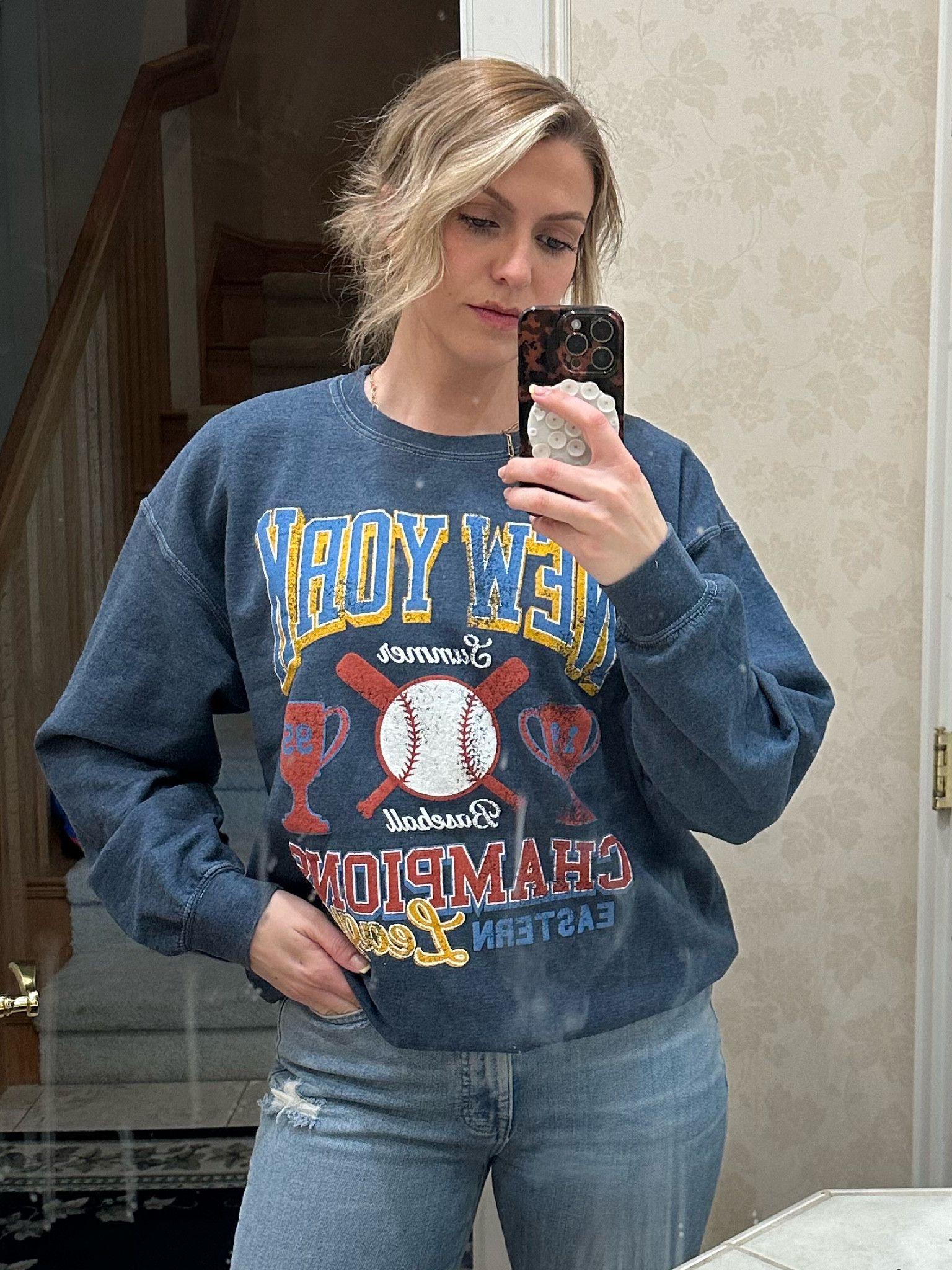 Baseball mom sweatshirt!! I’m wearing a M/L 

#LTKSeasonal #LTKfindsunder50 #LTKsalealert