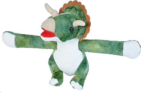 Wild Republic Huggers Triceratops Plush Toy, Slap Bracelet, Stuffed Animal, Kids Toys, 8 Inches | Amazon (US)