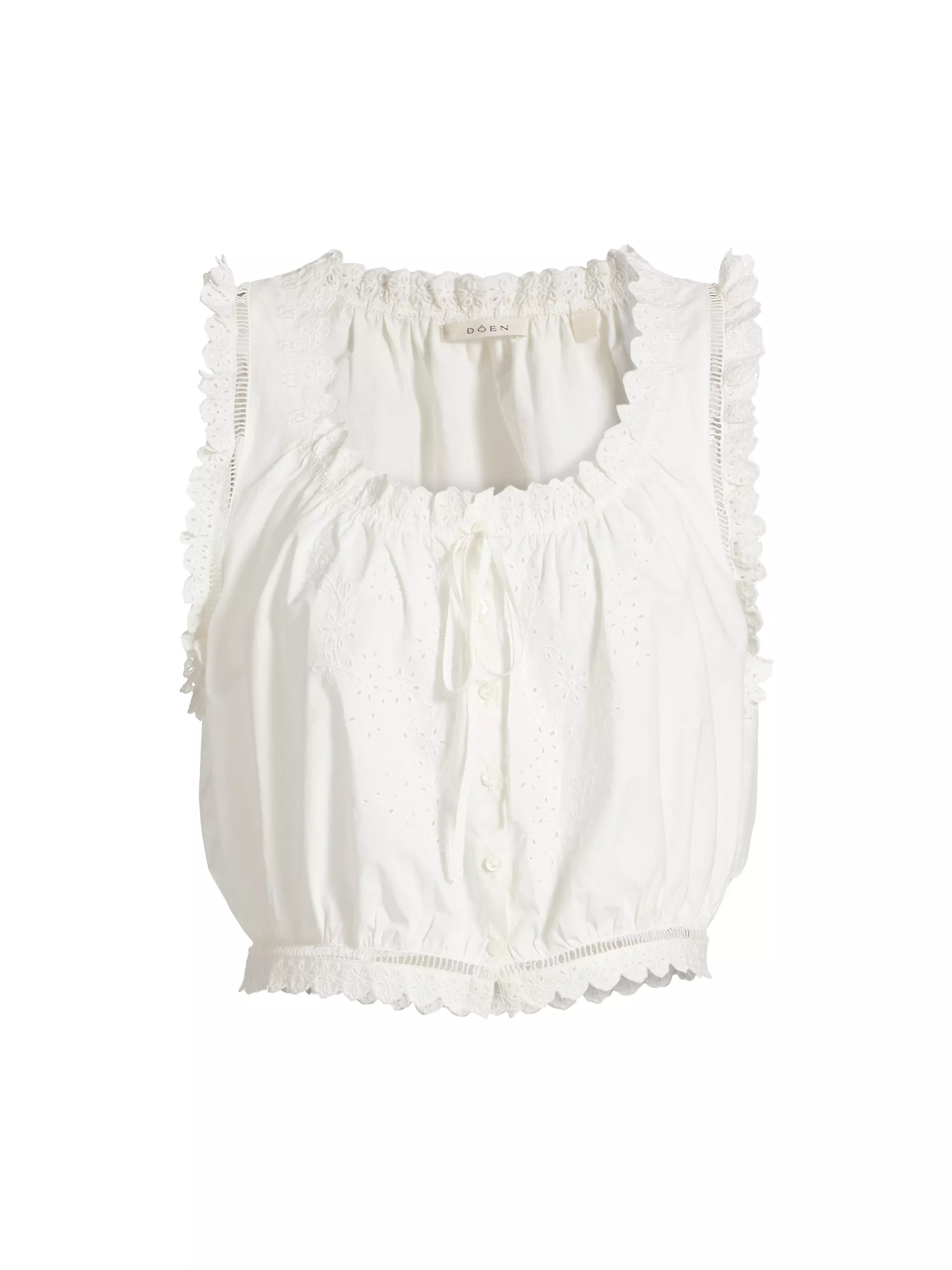 Traveler Cotton Crop Top | Saks Fifth Avenue